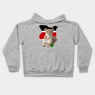 Kenya Lion - BigCat in Africa Kids Hoodie